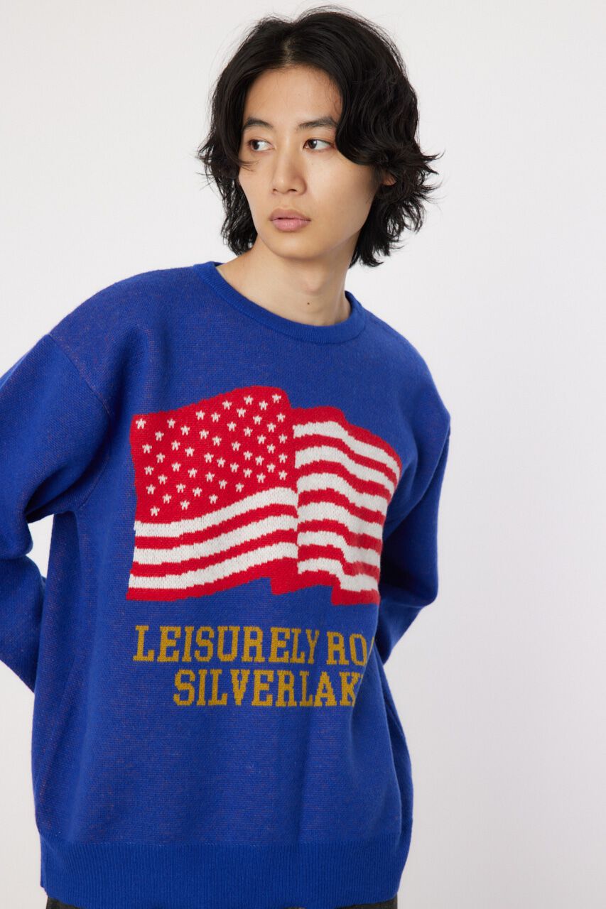 RODEO CROWNS「US flag ニット」|ニット・セーター|