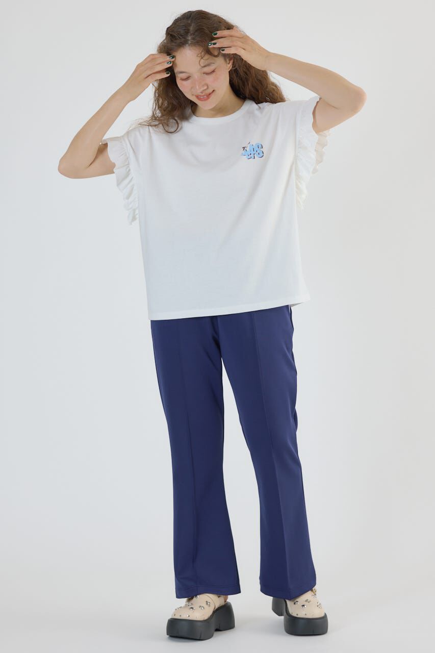 RODEO CROWNS「Vintage Graphicフリル Tシャツ」|Tシャツ・カットソー|