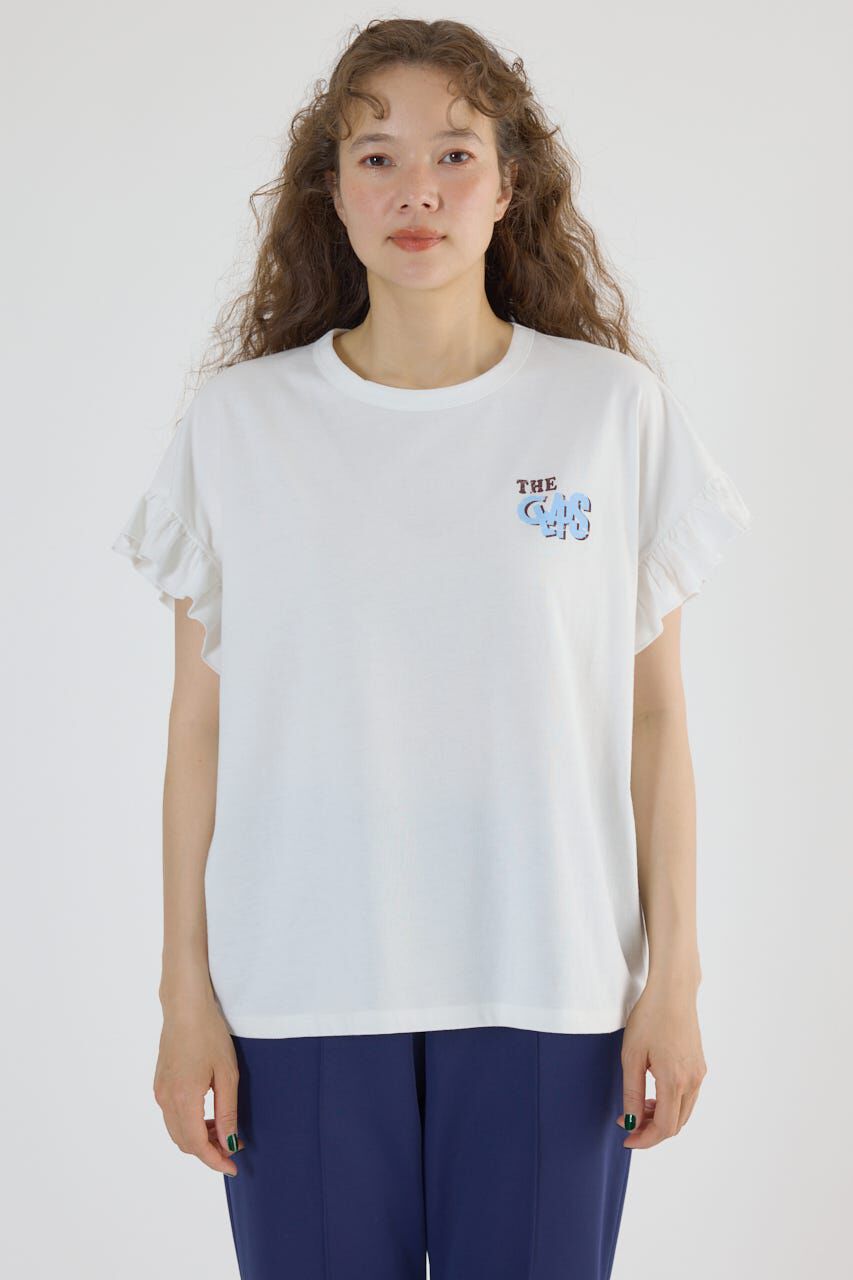 RODEO CROWNS「Vintage Graphicフリル Tシャツ」|Tシャツ・カットソー|