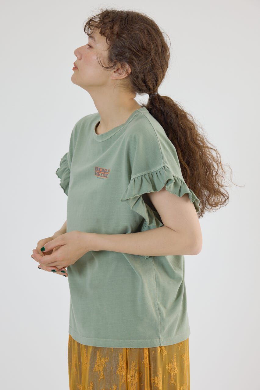 RODEO CROWNS「Vintage Graphicフリル Tシャツ」|Tシャツ・カットソー|