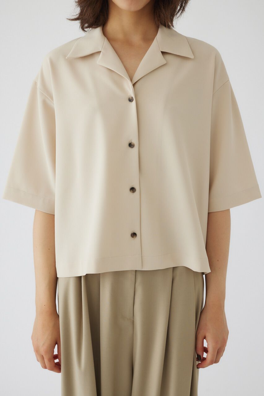 RIM.ARK 「Open collar half sleeve SH」|シャツ・ブラウス|