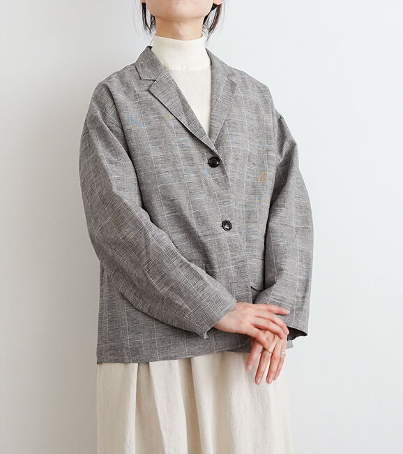 休日と詩「サクラエールジャケット」|その他|グレーチェック