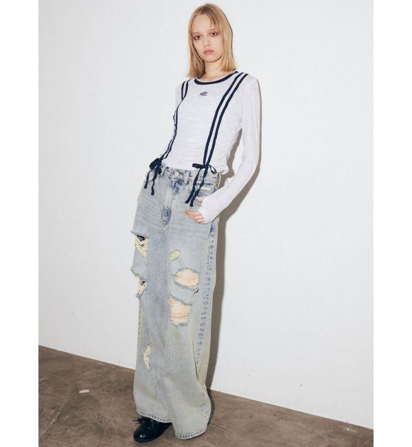 EMODA「【UMBRO&times;EMODA】シアーロングスリーブTシャツ」|Tシャツ・カットソー|