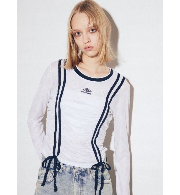 EMODA「【UMBRO&times;EMODA】シアーロングスリーブTシャツ」|Tシャツ・カットソー|