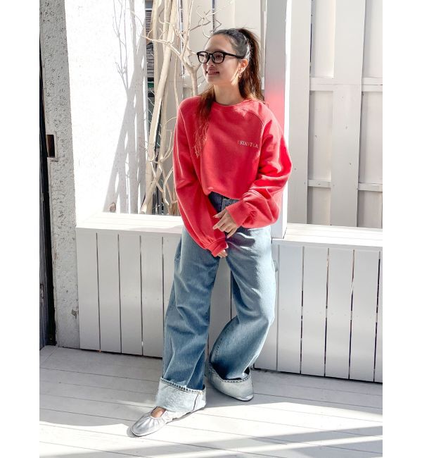 Ungrid「ロールアップルーズデニム」|デニム|