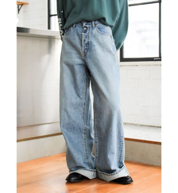 Ungrid「ロールアップルーズデニム」|デニム|