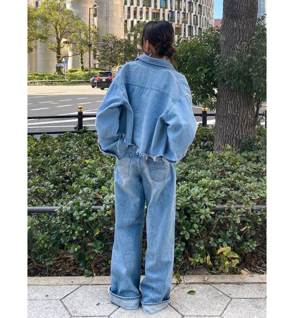 Ungrid「ロールアップルーズデニム」|デニム|