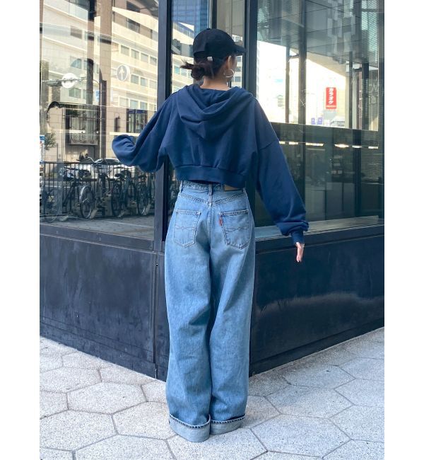 Ungrid「ロールアップルーズデニム」|デニム|