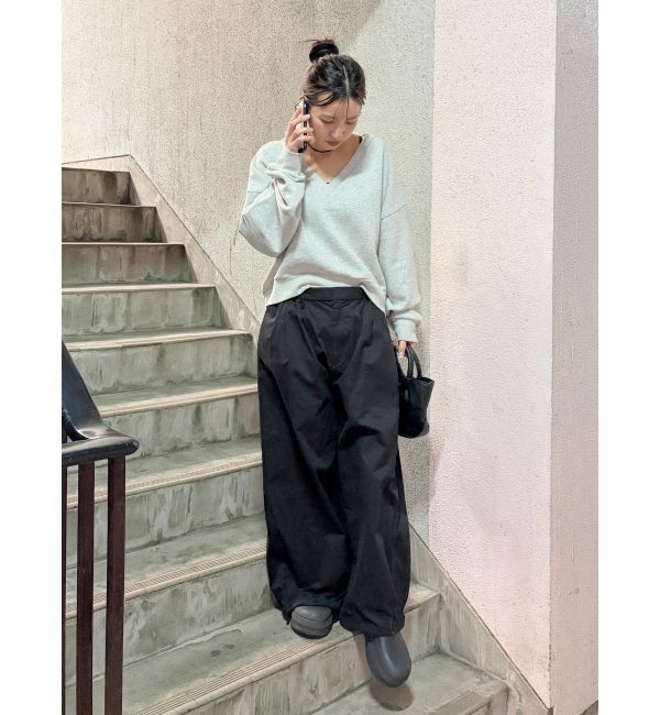 Ungrid「バレルレッグタックパンツ」|その他|