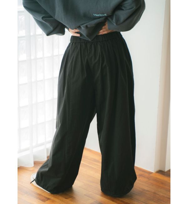 Ungrid「バレルレッグタックパンツ」|その他|