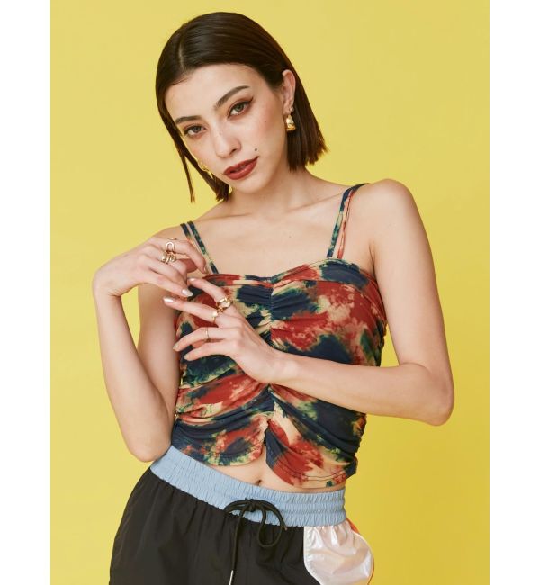 EVRIS「タイダイプリントシアーキャミソール」|キャミソール|