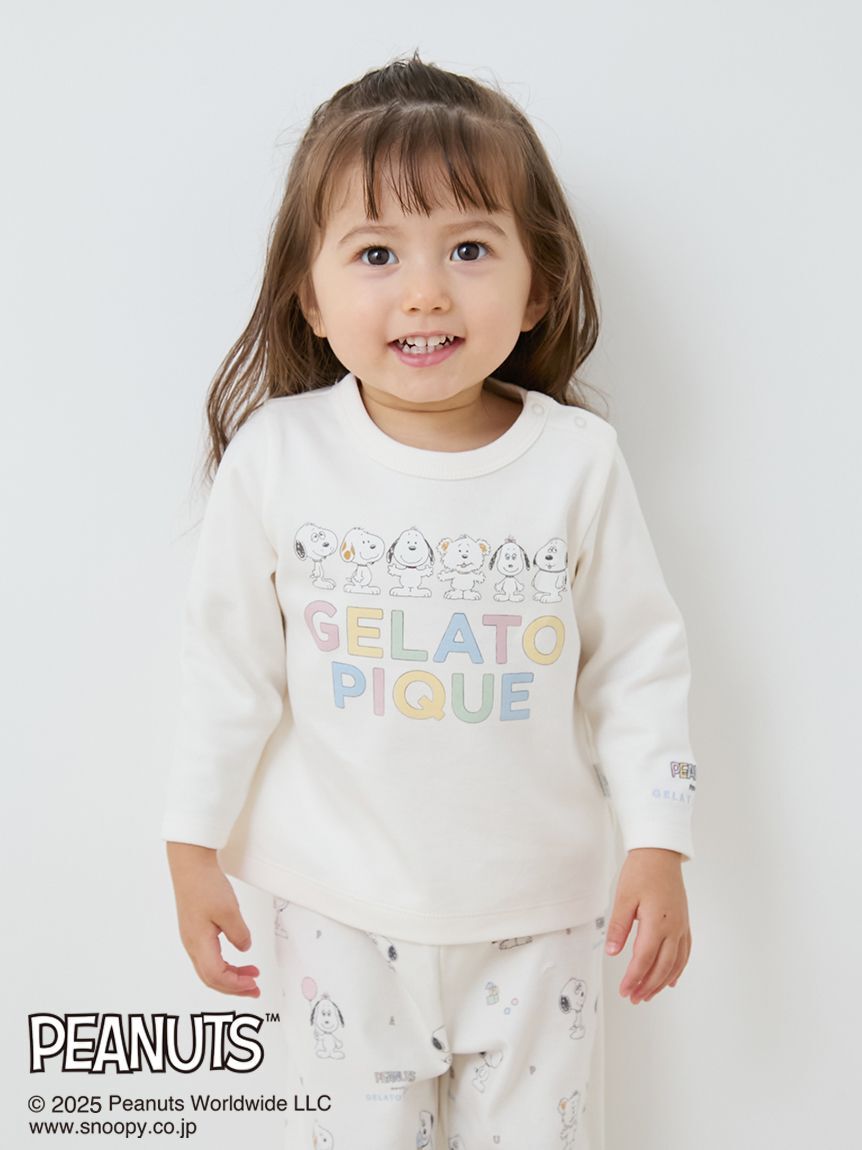GELATO PIQUE KIDS & BABY「【PEANUTS PUPPIES】【BABY】ワンポイントロンT」|その他ベビーウェア|OWHT