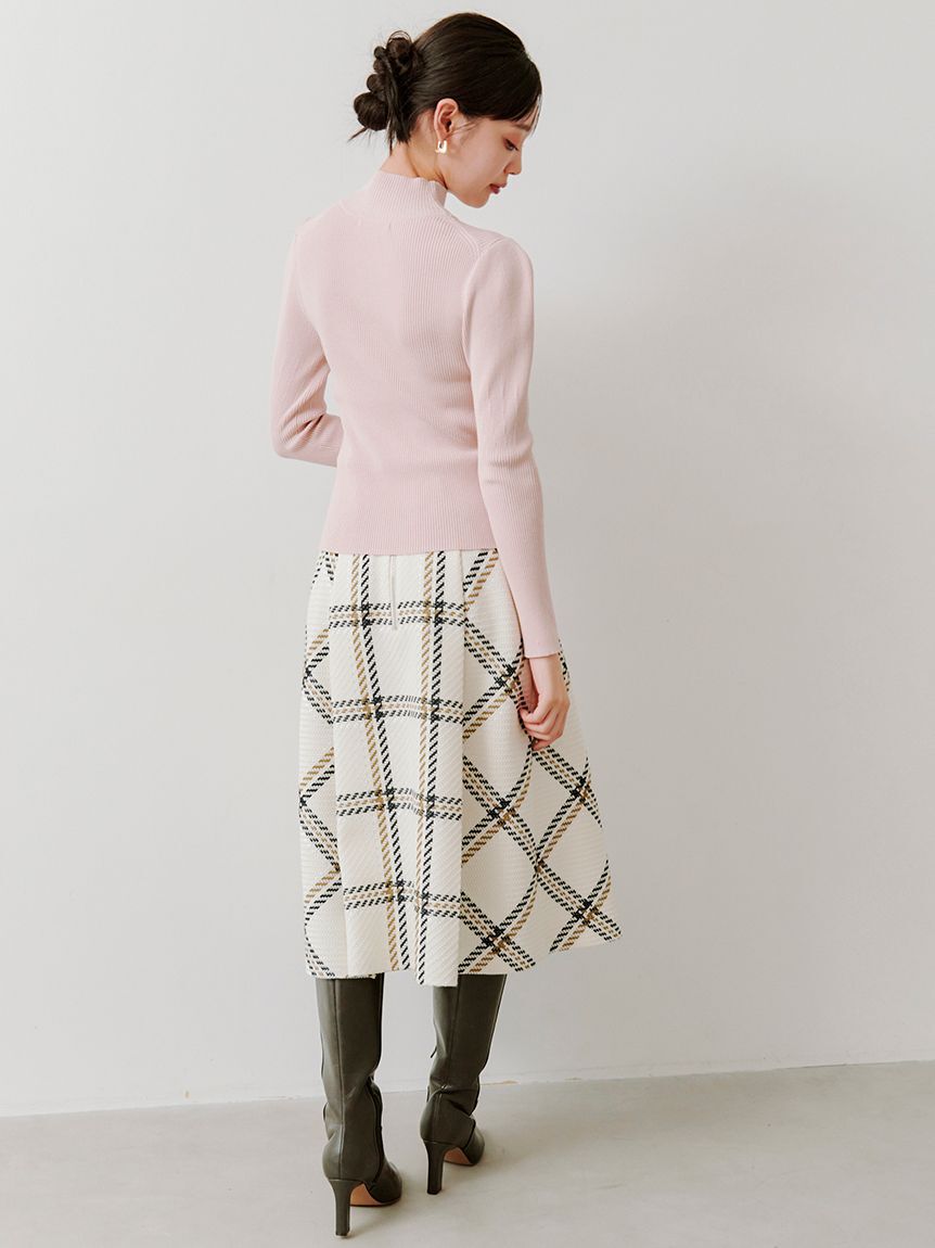 SNIDEL「ハイネックリブプルオーバー」|ニット・セーター|