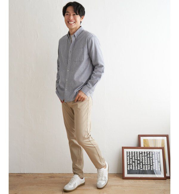 ikka「【吸水速乾】イージーケアオックスボタンダウンシャツ」|シャツ・ブラウス|
