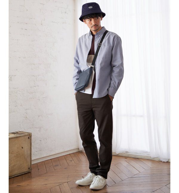 ikka「【吸水速乾】イージーケアオックスボタンダウンシャツ」|シャツ・ブラウス|