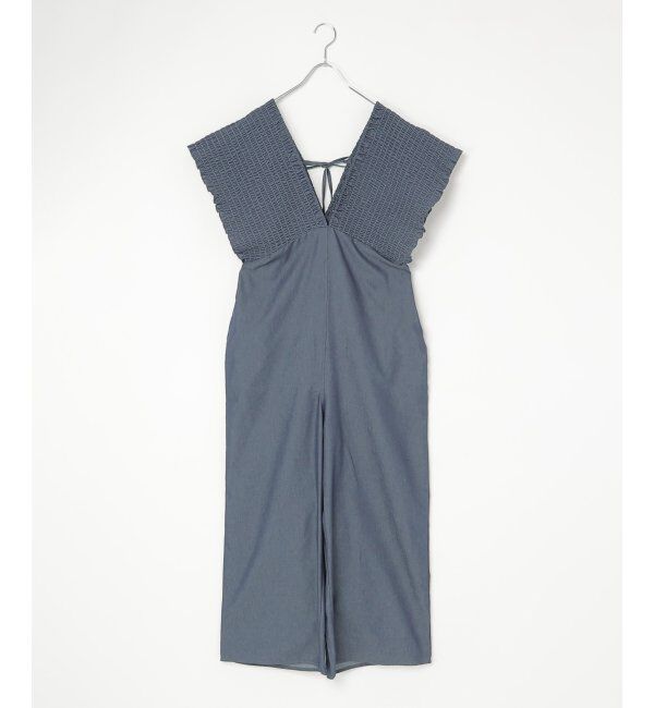 VENCE share style「デニムシャーリングオールインワン」|オールインワン|