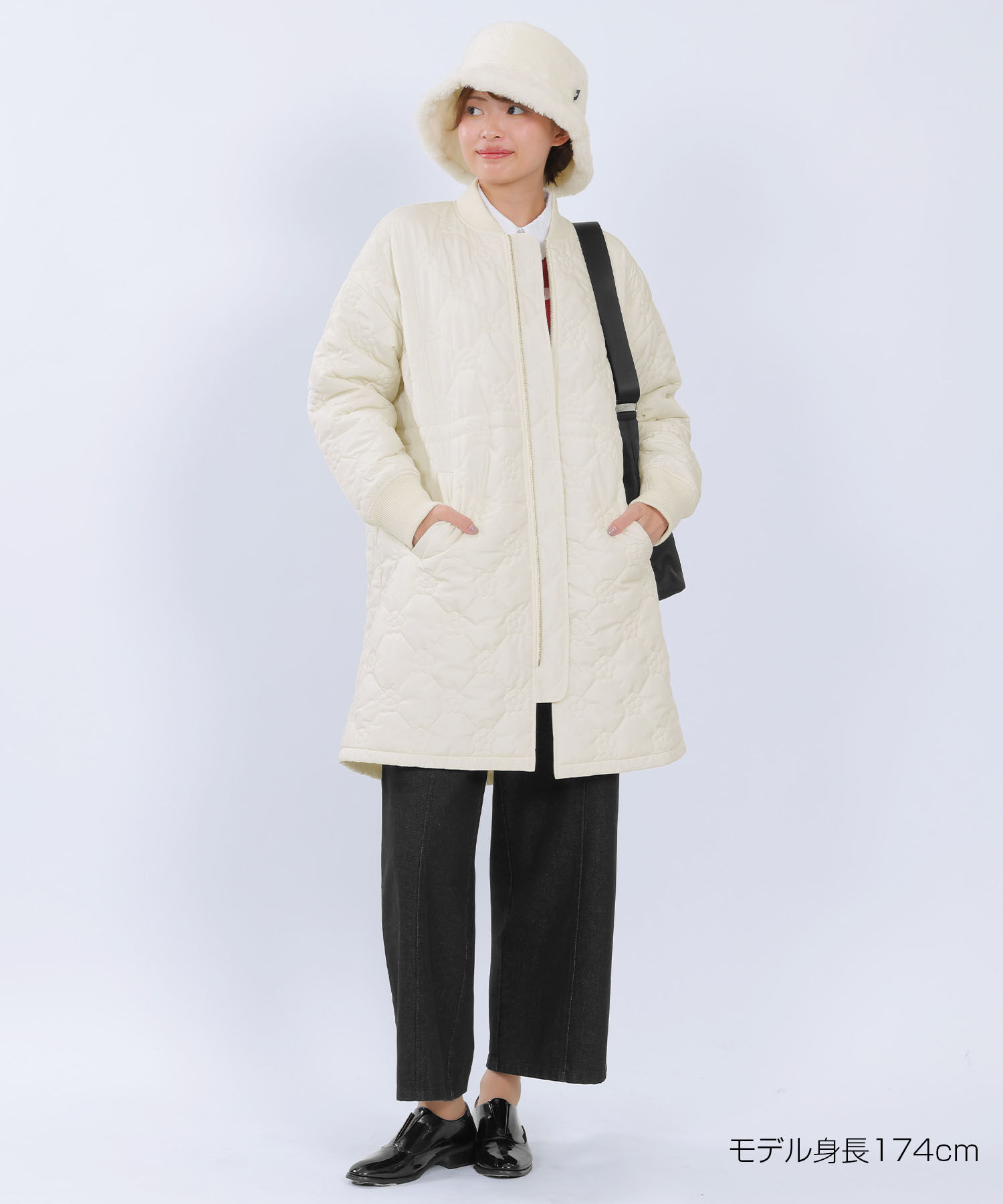 MARY QUANT「デイジーキルト中綿 ブルゾン」|ダウン|