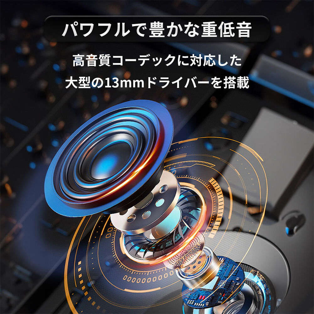 BACKYARD FAMILY「ワイヤレスイヤホン 通販 ノイズキャンセリング ワイヤレス イヤホン イヤホンマイク ヘッドセット」|その他|