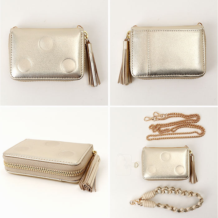 BACKYARD FAMILY「ペルケ ウォレットショルダー perche 08-06-03914 通販 お財布 財布」|コインケース|