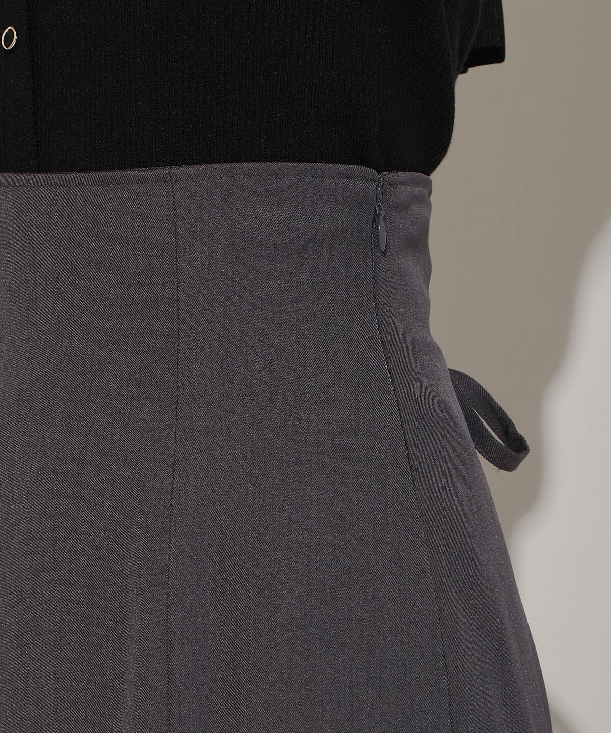 WILLSELECTION「ボリュームヘムティアードスカート」|フレア|