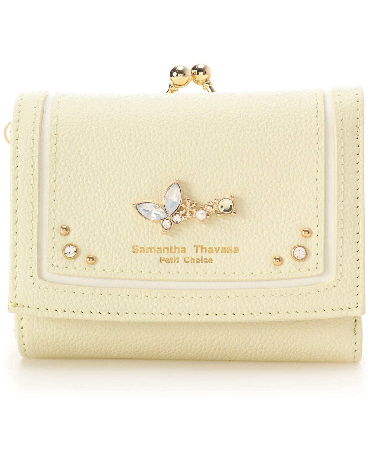 Samantha Thavasa Petit Choice「バタフライビジュー 折財布」|財布|