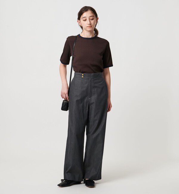 UNITED ARROWS「コットン デニムライク ワイドパンツ」|その他|