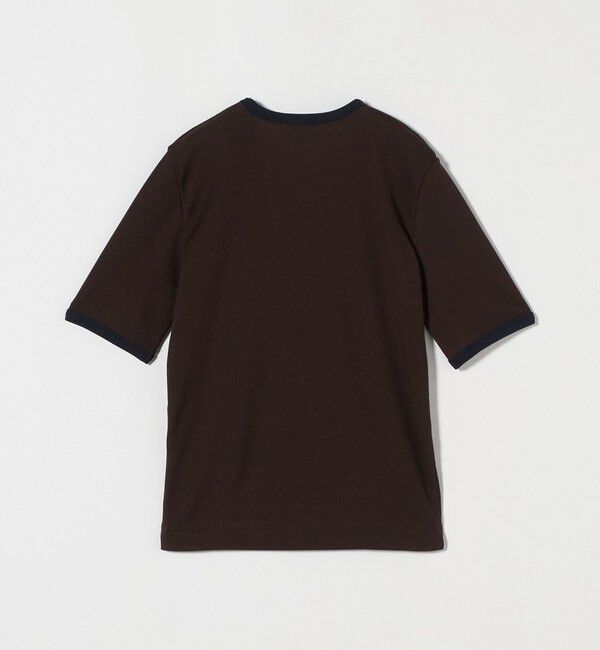 UNITED ARROWS「リブバイカラーパイピング ショートスリーブカットソー」|Tシャツ・カットソー|