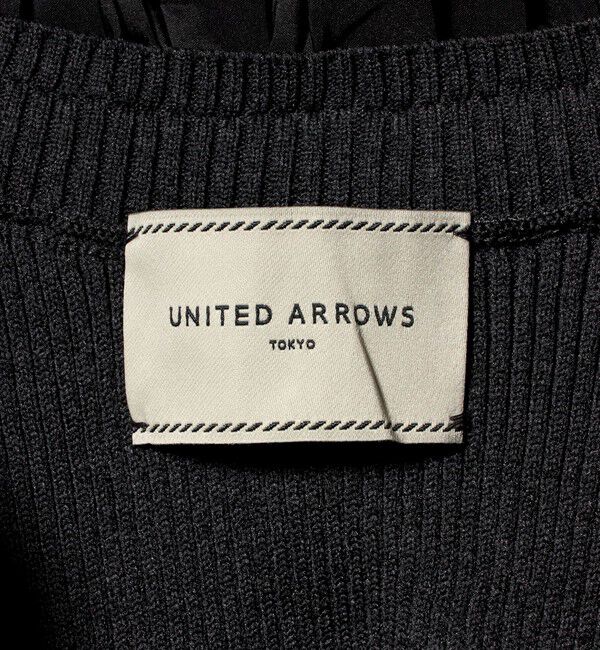 UNITED ARROWS「ギャザー オフショルダー 7分袖ニット ‐ウォッシャブル‐」|ニット・セーター|