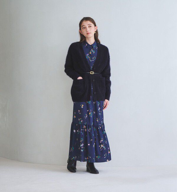 UNITED ARROWS「フォックスカシミヤ ミドル カーディガン」|カーディガン|