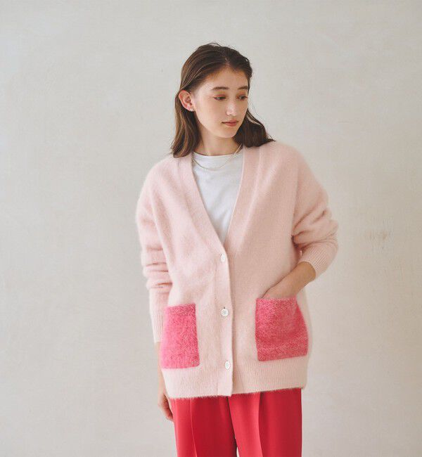 UNITED ARROWS「フォックスカシミヤ ミドル カーディガン」|カーディガン|