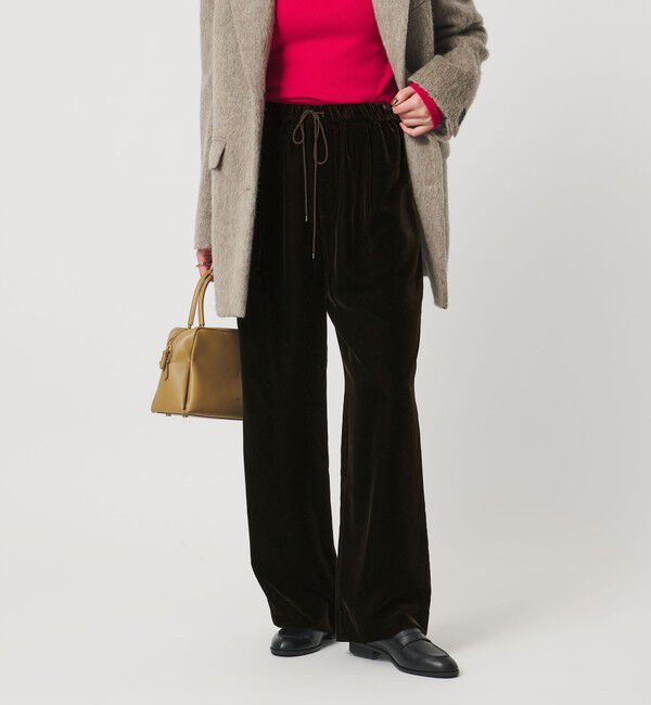 UNITED ARROWS「ベルベット イージー パンツ」|チノ|