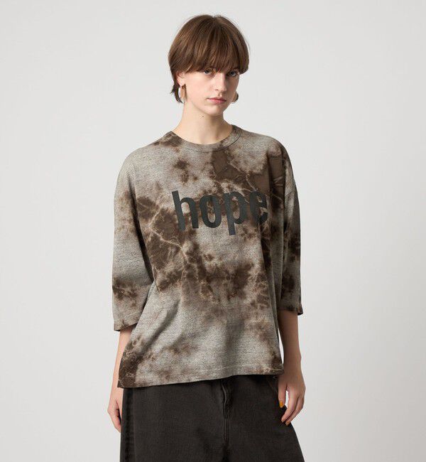 ASTRAET「＜FilMelange for ASTRAET＞ムラ プリント BIG Tシャツ」|Tシャツ・カットソー|MD.BROWN