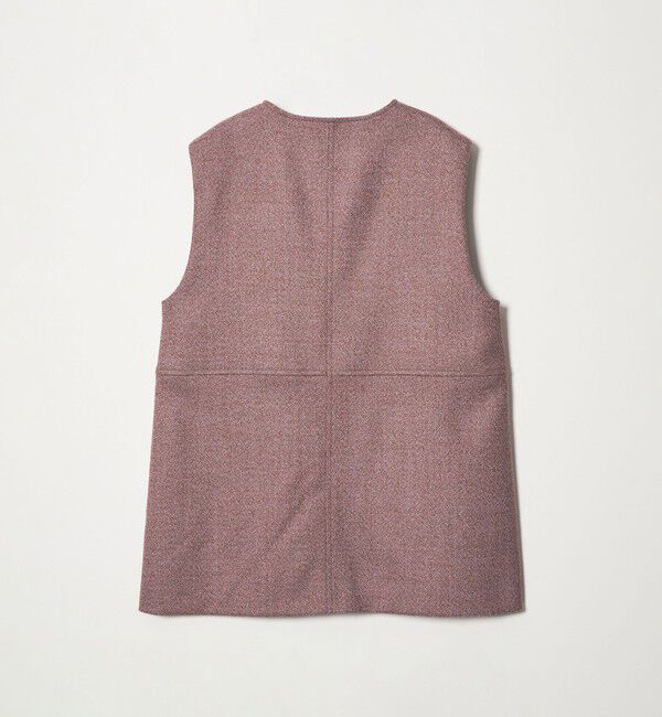 UNITED ARROWS「MOKU ３カラー ツイードライク ベスト」|ベスト・ジレ|