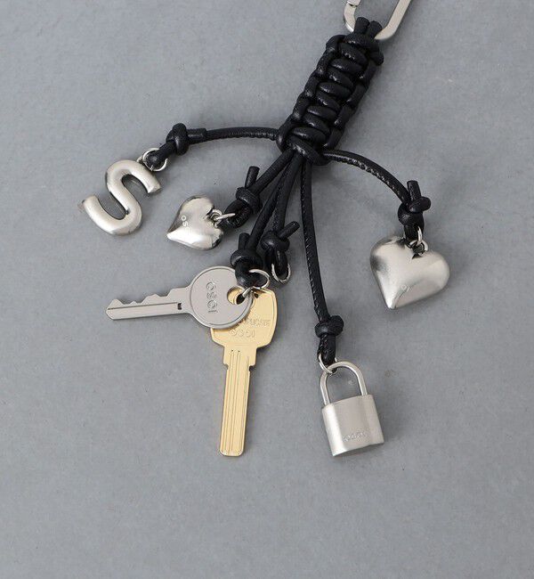 OSOI「【別注】＜OSOI＞ロープ キーリング BLACK」|チャーム・キーホルダー|