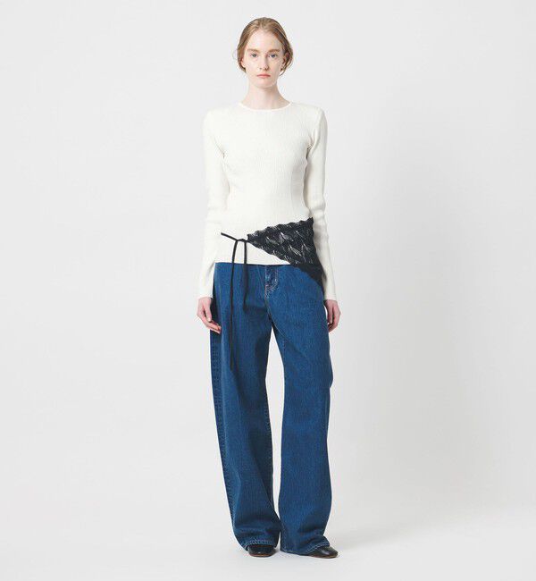 AEWEN MATOPH「＜AEWEN MATOPH＞コットンカシミヤミックス ショルダーパッドニット」|ニット・セーター|