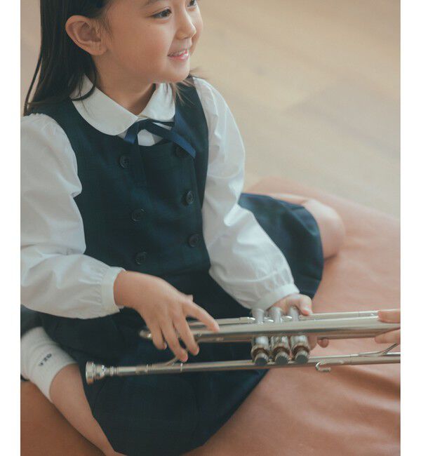 UNITED ARROWS green label relaxing「マルエリ リボン ブラウス / キッズ 110cm-130cm」|シャツ・ブラウス|