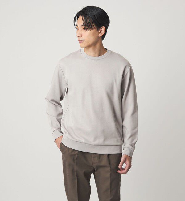 UNITED ARROWS green label relaxing「L/A ダンボール ビズ クルーネック カットソー」|Tシャツ・カットソー|LT.GRAY