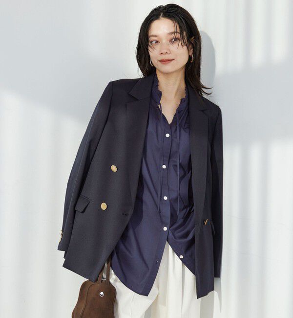 UNITED ARROWS green label relaxing「［size SHORTあり］Greed グリード ダブル ジャケット ウォッシャブル」|テーラードジャケット|