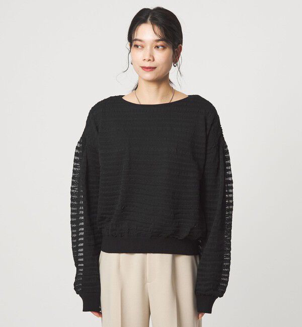 UNITED ARROWS green label relaxing「レイヤー プルオーバー ニット」|ニット・セーター|