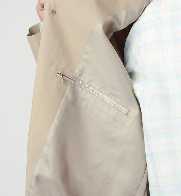 UNITED ARROWS green label relaxing「ナイロンオックス ステンカラーコート ‐撥水‐」|ステンカラーコート|