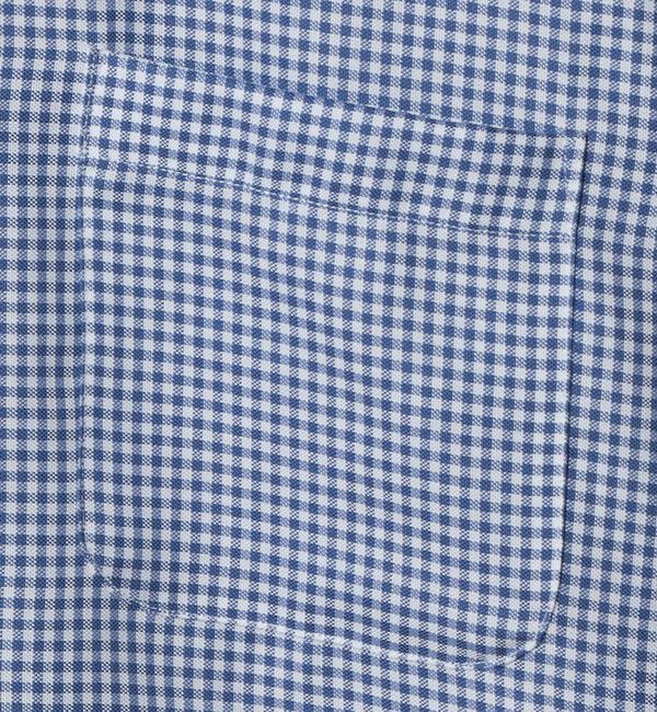 UNITED ARROWS green label relaxing「エブリット コットンオックス ギンガムチェック スナップ ボタンダウン シャツ -イージーアイロン-」|シャツ・ブラウス|
