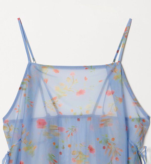 EMMEL REFINES「＜EMMEL REFINES＞EM フラワープリント シアー キャミ ワンピース」|ワンピース|