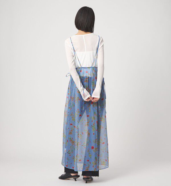 EMMEL REFINES「＜EMMEL REFINES＞EM フラワープリント シアー キャミ ワンピース」|ワンピース|