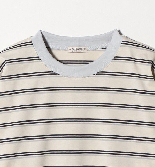 BEAUTY&YOUTH UNITED ARROWS「トリプル ボーダー スウェット Tシャツ」|Tシャツ・カットソー|