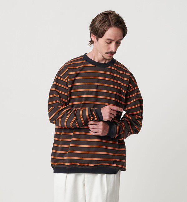BEAUTY&YOUTH UNITED ARROWS「トリプル ボーダー スウェット Tシャツ」|Tシャツ・カットソー|