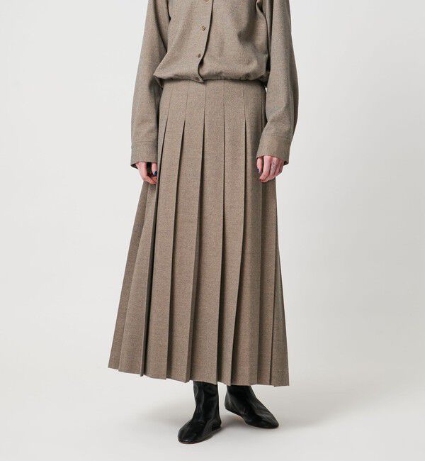 STEVEN ALAN「＜Steven Alan＞プリーツ ロング スカート」|スカート|BEIGE