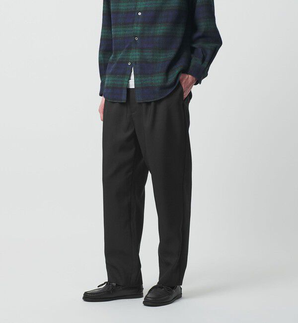 BEAUTY&YOUTH UNITED ARROWS「HOLLOW バルーン イージーパンツ 手洗い可能」|チノ|BLACK