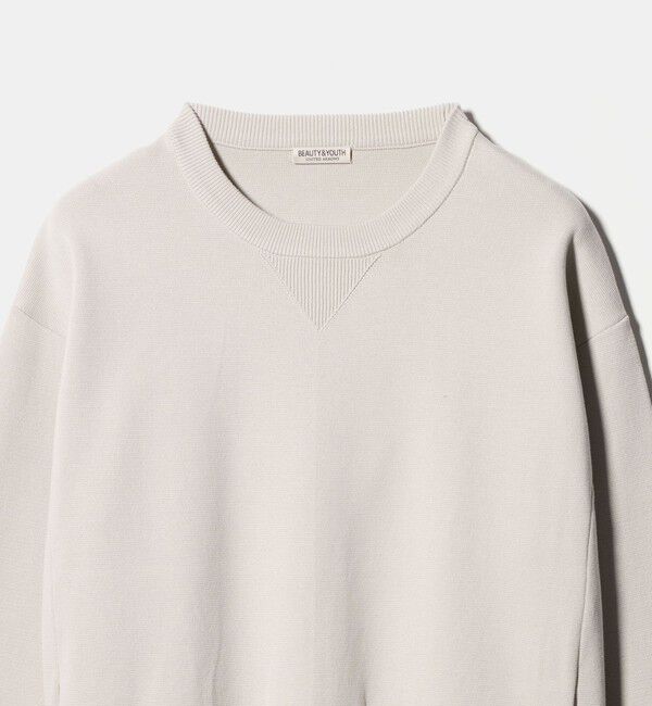 BEAUTY&YOUTH UNITED ARROWS「ミラノリブ クルーネック ニットスウェット」|ニット・セーター|