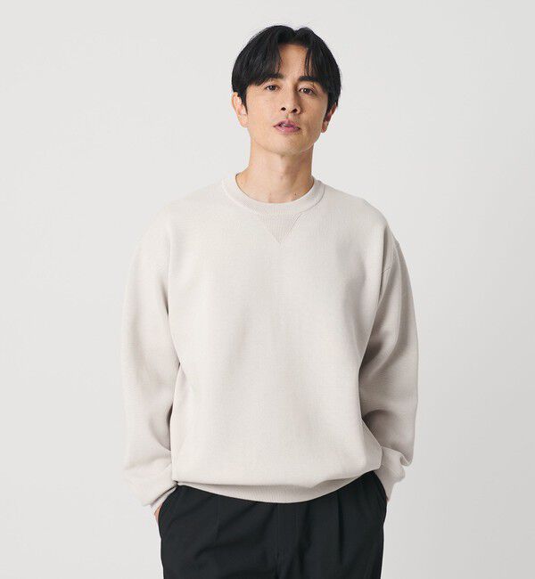 BEAUTY&YOUTH UNITED ARROWS「ミラノリブ クルーネック ニットスウェット」|ニット・セーター|