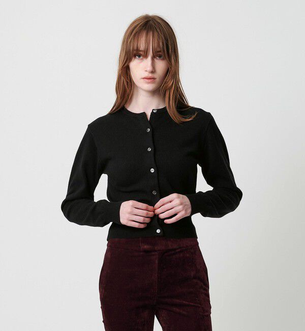 ATTISESSION「＜ATTISESSION＞コットン ウール ナイロン カーディガン」|カーディガン|